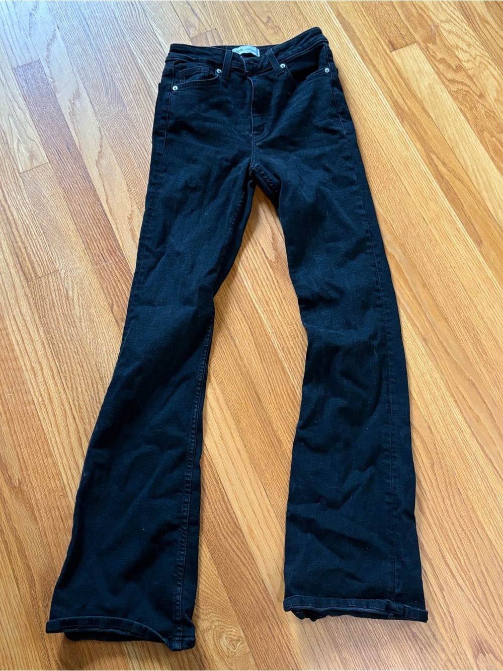 Zara Black Flare Jeans